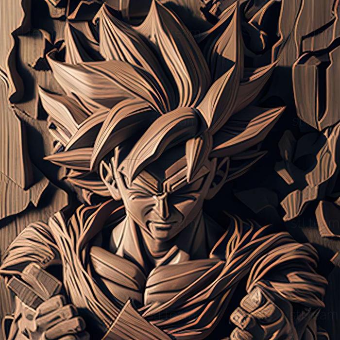 3D model Goku (STL)
